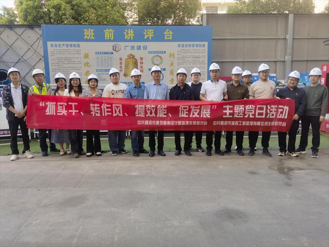 市城投工程公司黨支部開展“抓實干、轉作風、提效能、促發(fā)展”主題黨日活動