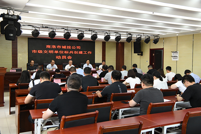 市城投公司召開市級(jí)文明單位標(biāo)兵創(chuàng)建工作動(dòng)員會(huì)