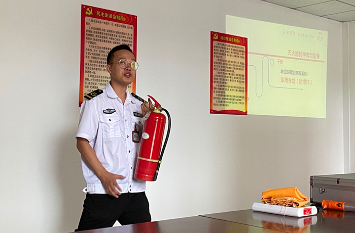 市城投物業(yè)公司舉辦“珍惜生命、遠離火災”消防安全專題學習培訓會