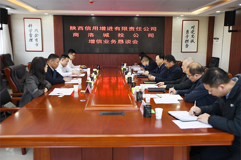 陜西增信公司黃福臣總經(jīng)理一行蒞臨公司調(diào)研指導工作
